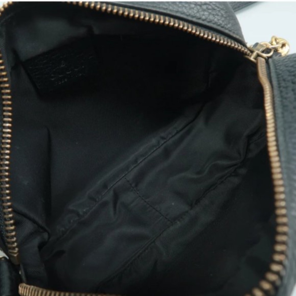 100% Authentic GUCCI SOHO Black Leather Disco Shoulder Bag - Picture 10 of 12